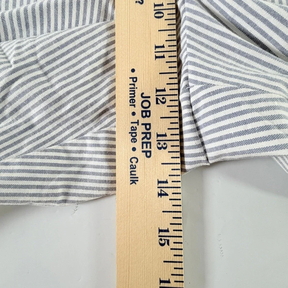 IZOD Men's Classic Fit Oxford Shorts 36W Colony Blue White‎ Striped NWT